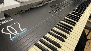 Ensoniq SQ2 / SQ1 plus sound and sequencer demo