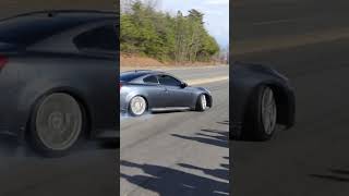 G37 does a NICE DRIFT out the car show!!