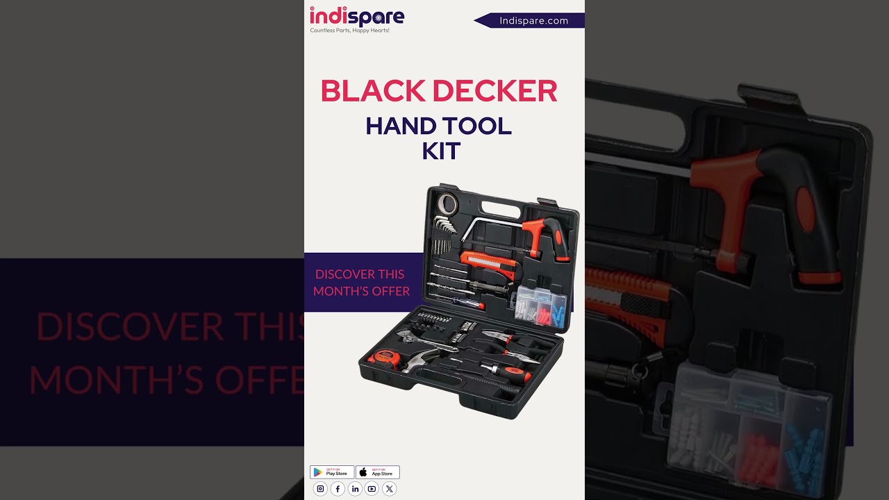Black Decker Hand Tool Kit Indispare Blackdeckerhandtoolkit Shorts Handtoolkit