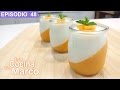 Receta de Panna cotta de mango y maracuja - Pannacotta Italiana