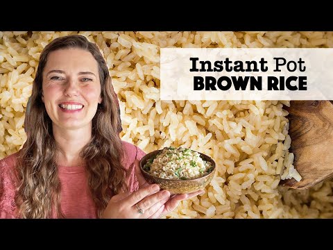 How to Cook Brown Rice in an Instant Pot - JennifersKitchen