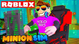 СТАЛ В РОБЛОКС MINION SIMULATOR ROBLOX, хакером и взломал симулятор питомцевминьонов.