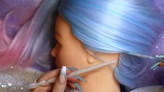 ASMR Relaxing Scalp Scratching & Hair Liner Attention (No Talking)