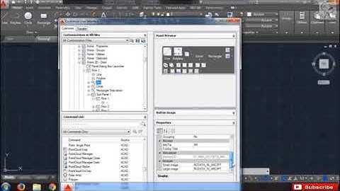 Autocad 2016   Tutorial for Beginners   2  Customize User Interface Editor in Hindi