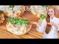 EASY Asparagus Cheese Tarts with Caramelized Onion! Party Appetizer Recipe!
