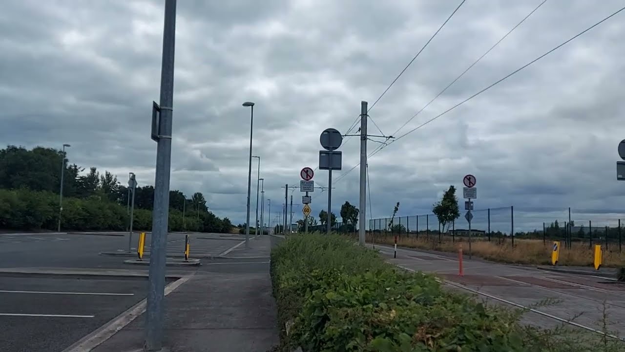 Luas trams at City West. 6/8/2022
