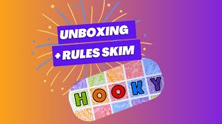 Unboxing and Rules skim through of Hooky - Rio Grande Games 