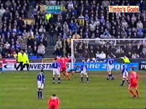 Gary McAllister Goal - Everton 2 Liverpool 3 - Premiership (16/4/01)