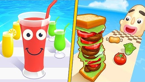 Juice Run vs Sandwich Runner - All New Levels Gameplay Android,ioS NEW BIG APK UPDATE
