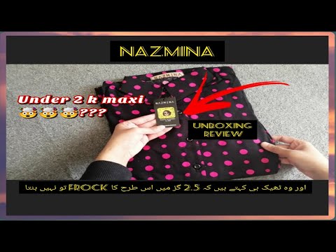 Nazmina review | Nazmina clothing shopping experience | maxi from nazmina