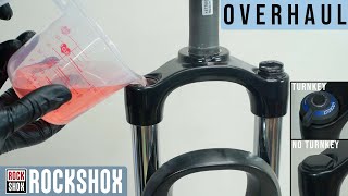 RockShox Fork  Overhaul, Rebuild. Self maintenance at home