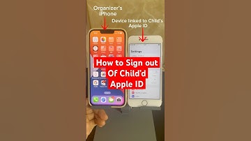 How to Sign out of Child’s Apple ID account, either on iPhone or iPad #signoutofchildsappleid