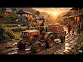 diy monkey driving mini tractor @KanchaCreator 