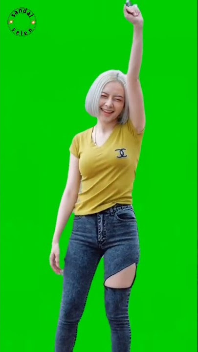 green Screen Cewek Goyang