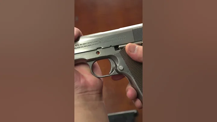 All metal Colt 1911 toy gun #M1911 #gelblaster #airsoft #toygun #shorts #gunasmr #orbeez