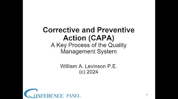 Corrective and Preventive Action (CAPA): Our Most Important Quality Process