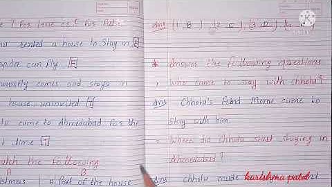 std 3 (Eng med) sub-Evs ch-4 notebook work