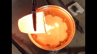 Water casting a copper tsuba