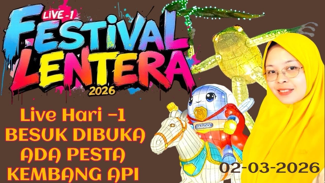 🫂Live Suasana Hari -1 Festival Lentera Taiwan 2026 di Taibao Chiayi County  #mbahkongji 