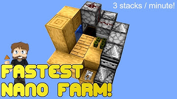 NEW FASTEST NANO FARM! - Minecraft 1.14 Tutorial [UPDATED VIDEO IN DESCRIPTION]
