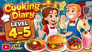 Cooking Diary Level 4-5: Dapur Super Sibuk & Pelanggan Membludak!  screenshot 3