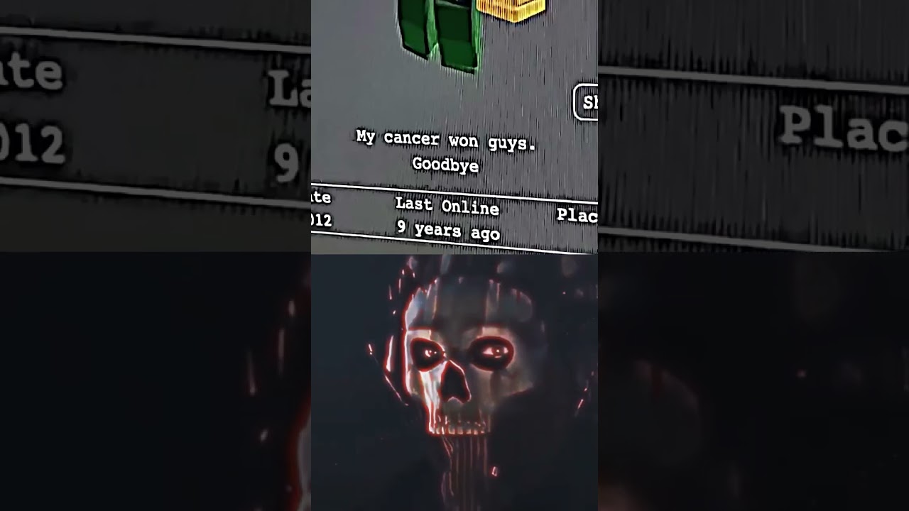 “My cancer won guys” 