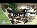 How To Build a Backyard Pond How To Build a Backyard Pond