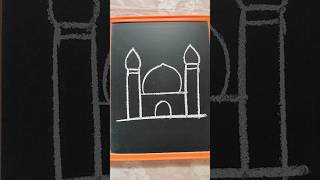 Easy Masjid Drawing 🕌🕌🕌🕌🕌🕌🕌🕌#short #viral #tranding
