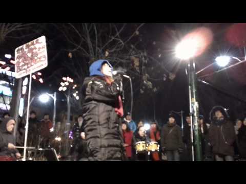 Korea Busking HongDae 사운드박스/ 싸박 - 홍대 놀이터 20110107 공연 - 사랑한다 말해줘요