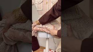 Gathering with an elastic band and a zigzag stitch! #sewing #diy #sewingtutorial #versatilesewin