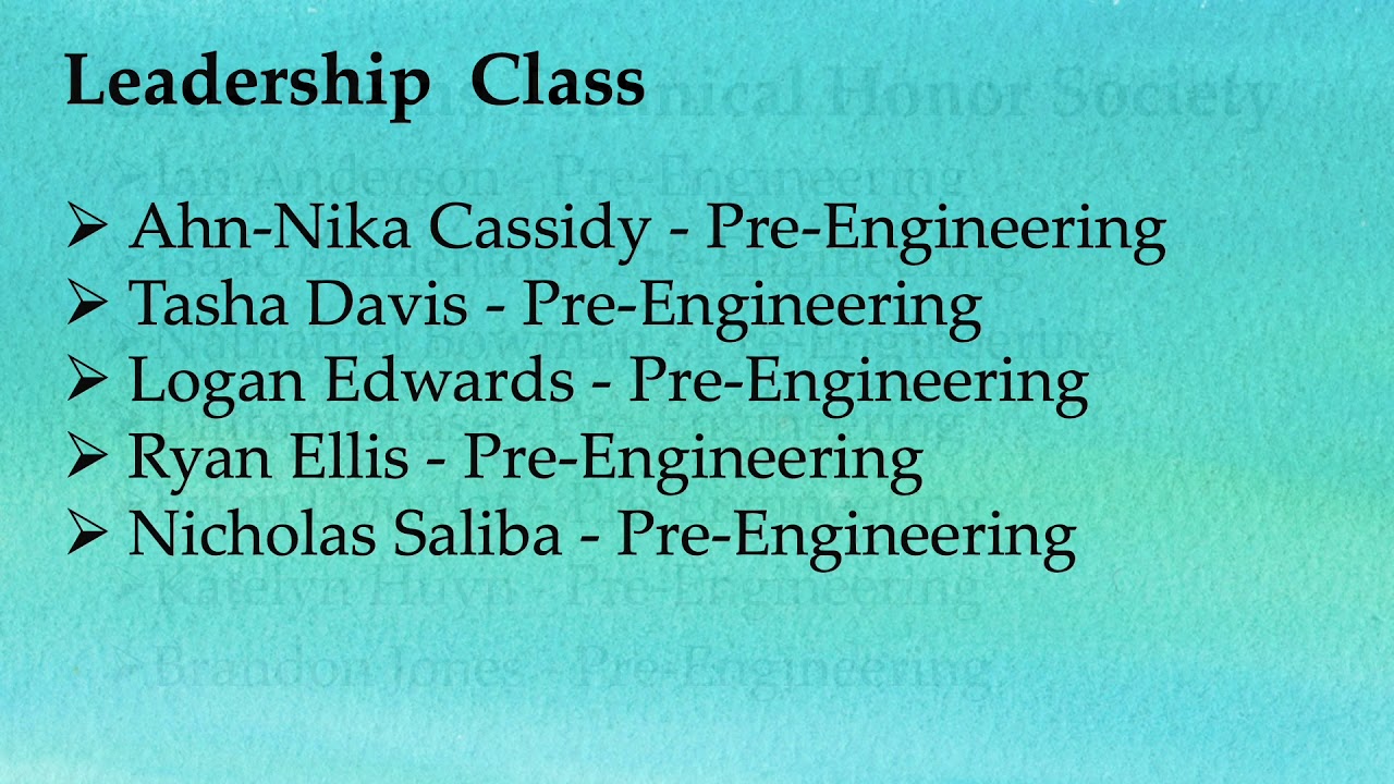 2020 STEM Awards and Recognition