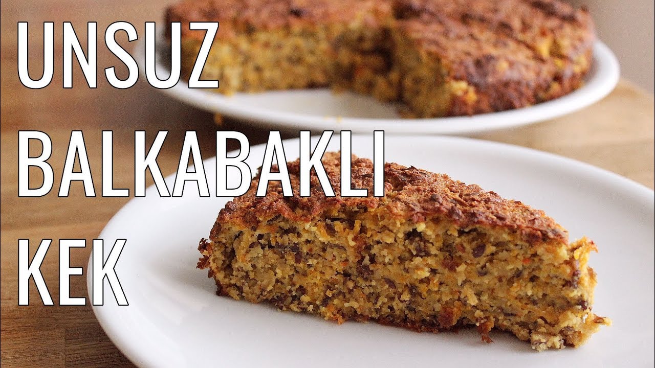Unsuz Balkabaklı Kek (glutensiz) Az kalorili, besin değeri yüksek