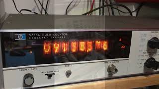 HP 5326A Nixie Frequency Counter