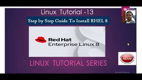 Linux Tutorial  13 -RedHat Enterprise Linux (RHEL) 8 Installation