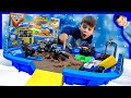 Toy Monster Trucks for Kids get a Monster Jam Kinetic Sand Arena for Christmas