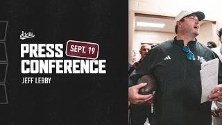 FOOTBALL | Jeff Lebby Press Conference - 9/19/26