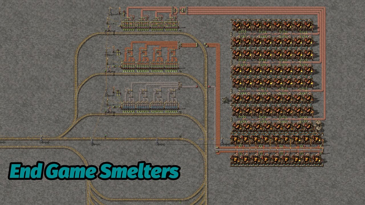 Upgraded Smelter Stations - Factorio Space Age