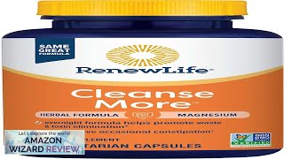 Renew Life Detox Cleanse More Reduces Bloating and Restores Regularity Overnight Review
