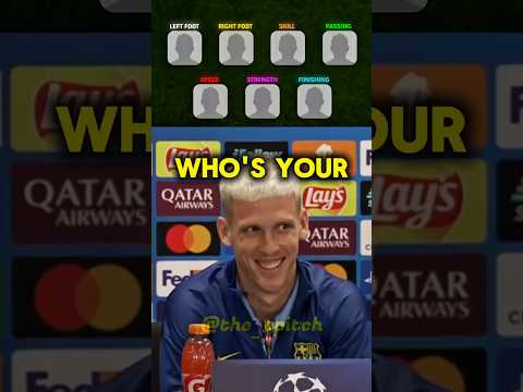 Dani Olmo picked his favourite players based on their skill 😱🔥 #efootball2023 #efootball2024