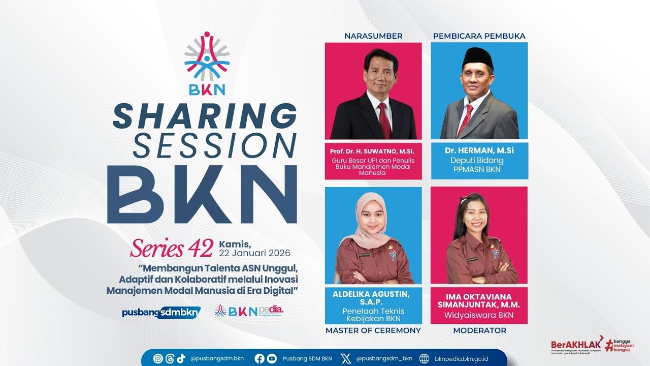 Membangun Talenta ASN Unggul, Adaptif dan Kolaboratif melalui Inovasi Manajemen Modal Manusia