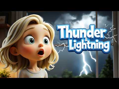 Thunder and Lightning for Kids | How Storms Work | Educational Video