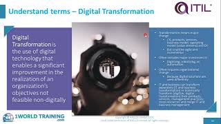ITIL 4 High Velocity IT Concepts by 1 World Training - ATO for Axelos and PeopleCert - Free Video