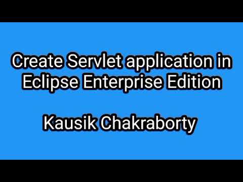 Create Servlet Application in Eclipse IDE - YouTube