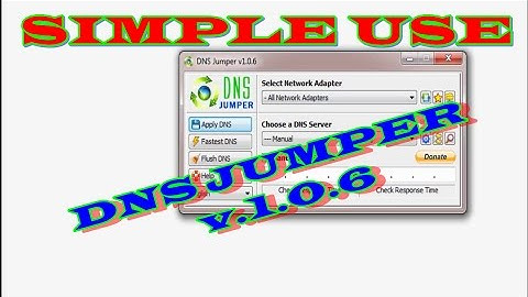 SIMPLE USE DNS JUMPER v.1.0.6