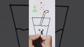 Draw Orange Juice Orange Juice Gl Drawing