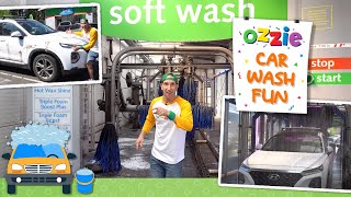 Car Wash For Kids With Ozzie | Learn About CarWash Like Blippi