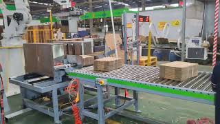 3 colors printing rotary die cutting inline FFG case maker