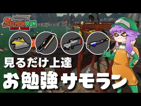 【サーモンランNW】見るだけ上達"お勉強ｻﾓﾗﾝ"！火力で押せ押せドンブラコ！！【スプラトゥーン3】