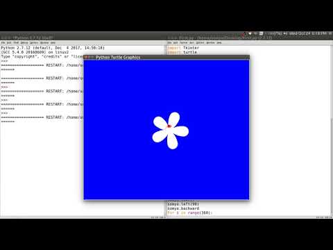 First Turtle Graphics (Python)