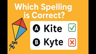 "Spelling Challenge! 🔤 Choose the Right Word!"